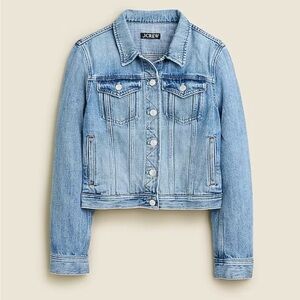 NWT J. Crew Light Blue Jean Jacket
